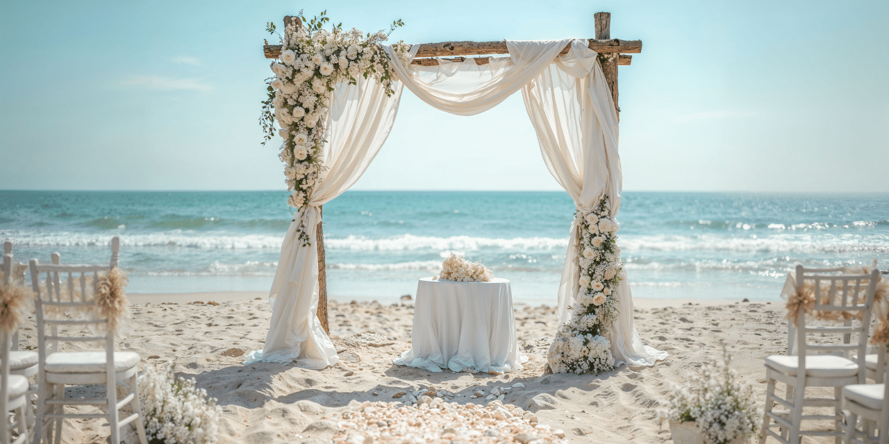 Bodas en la playa: el paraíso como escenario para tu gran día
